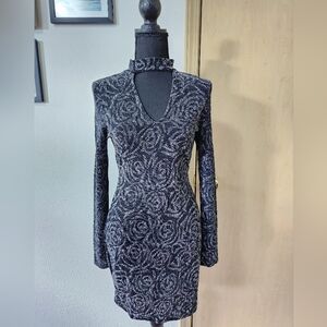 Long sleeve mini dresd